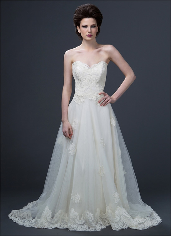 Wedding - A Line Sweetheart Gown By Sareh Nouri