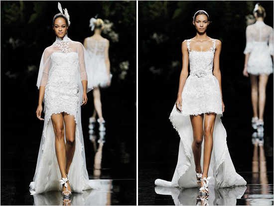 Wedding - Short Pronovias Wedding Dresses