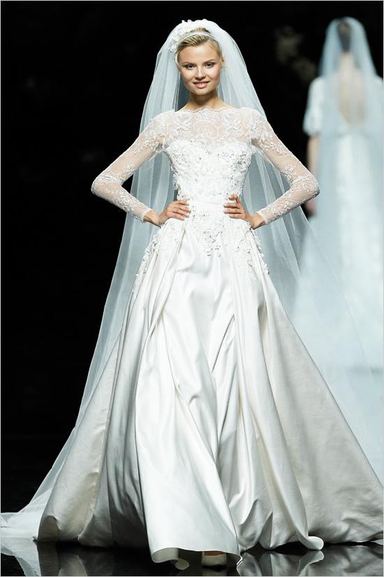 Mariage - Longue robe de mariée Pronovias