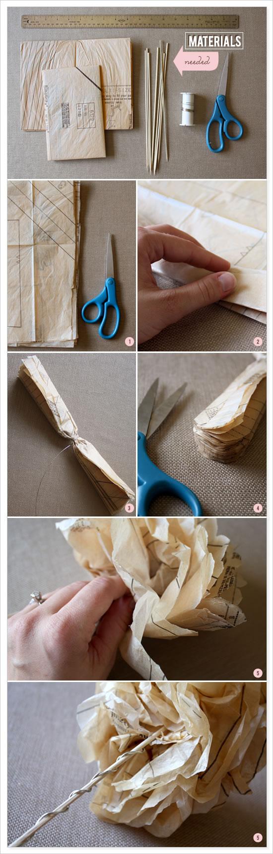Mariage - Comment faire des fleurs de papier