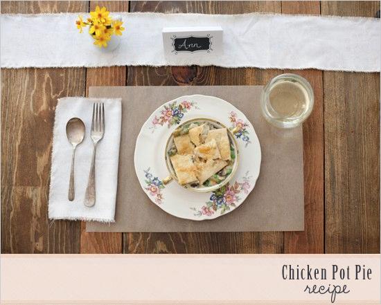 زفاف - وصفة الدجاج وعاء دائري