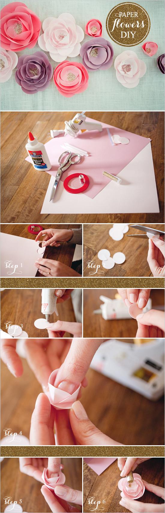 Hochzeit - How To Make Paper Flowers