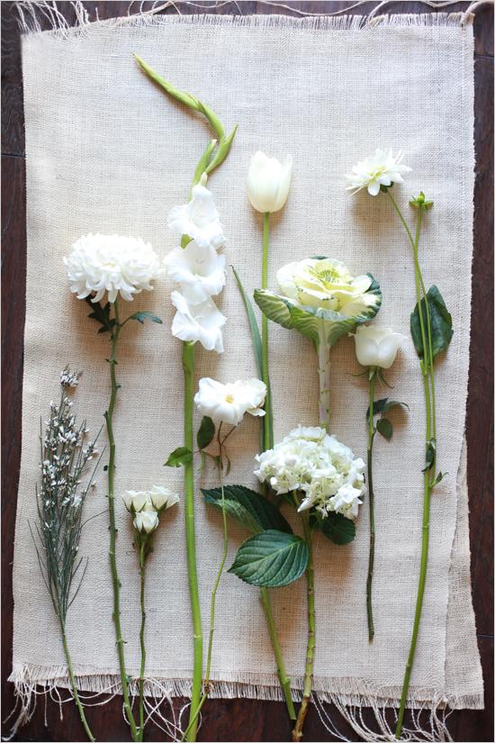 زفاف - زهور الزفاف الأبيض