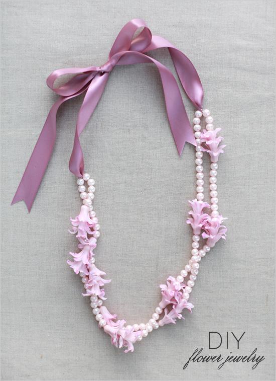 Hochzeit - Diy Flower Necklace