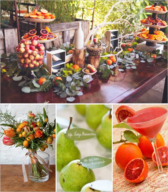 Hochzeit - Fruit Wedding Ideas