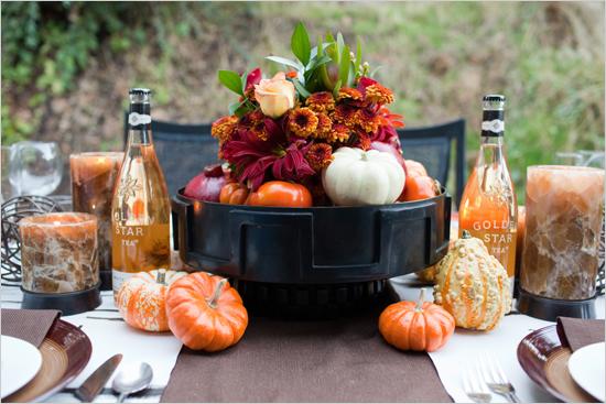 Mariage - Thanksgiving tablescape