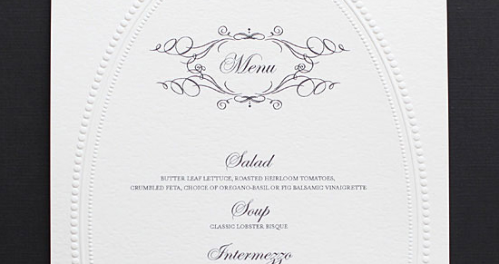 Mariage - Menus de mariage gratuit