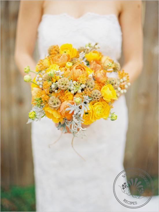 Mariage - Wedding Bouquet Jaune