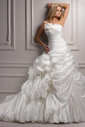 Wedding - Maggie Sottero Flowing Lace Bridal Gown