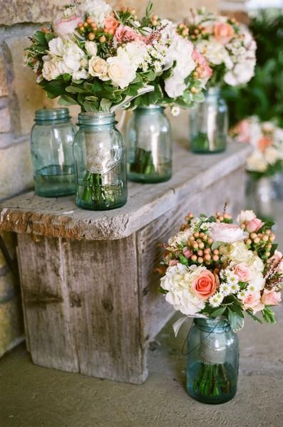 Mariage - Bouquets de mariage rustique