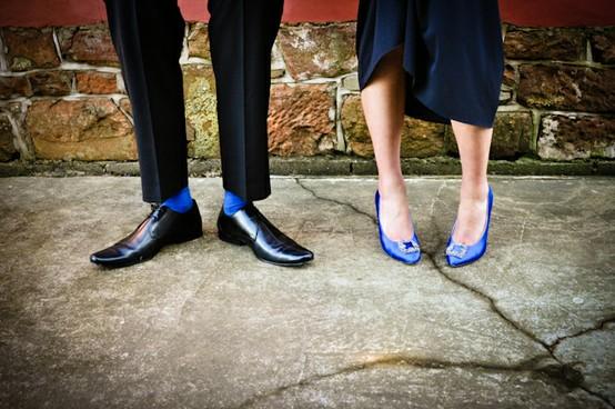 Свадьба - Синий Свадебная обувь