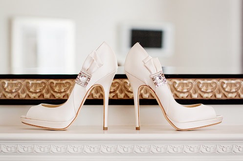 Mariage - Chaussures de mariage blanc