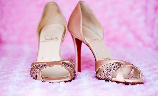 chaussure mariage rose