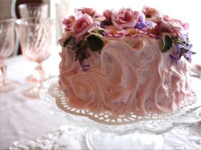 Свадьба - Свадебный торт с цветами