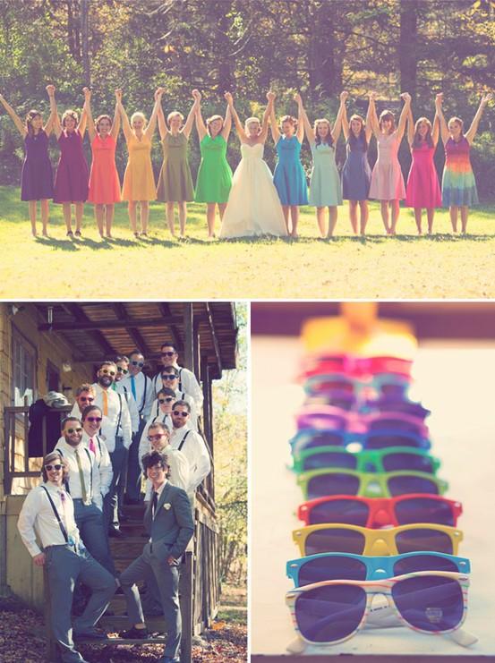 Rainbow Wedding Rainbow Wedding Weddbook