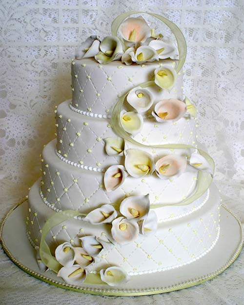 Hochzeit - Besondere Fondant Wedding Cakes ♥ Yummy Jahrgang Wedding Cake
