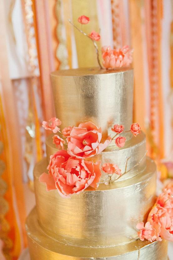 Свадьба - Золотой палитры цветов Свадебный