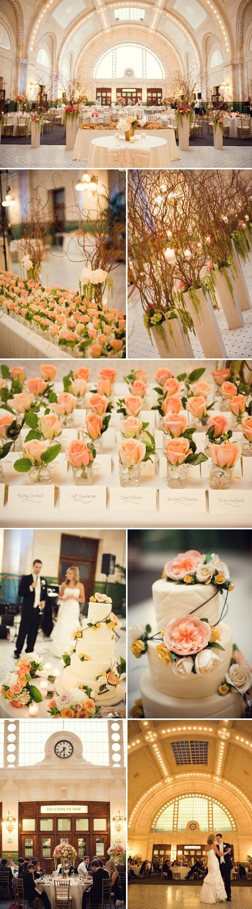 Hochzeit - Wedding Peach Farbpaletten