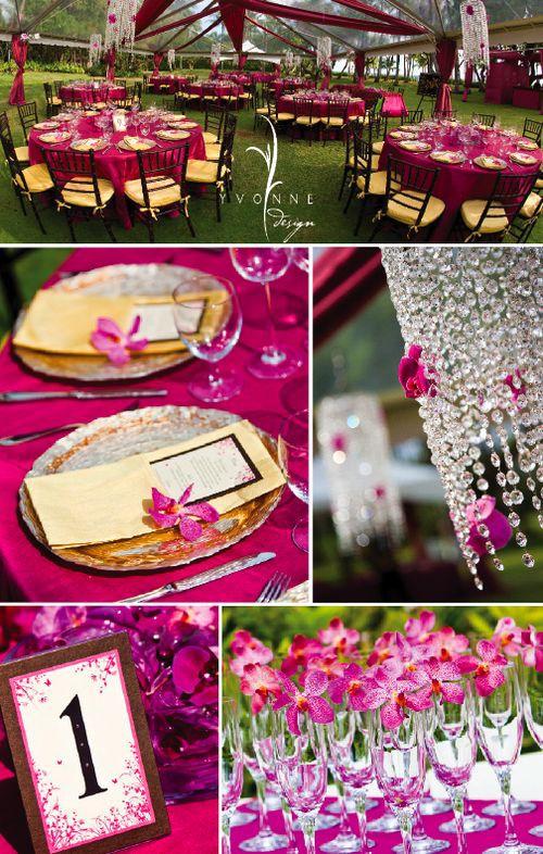 Свадьба - Fuchsia Палитры цветов Свадебный