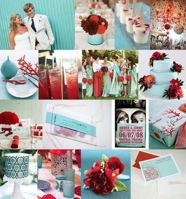 Wedding - Scarlet Wedding Color Palettes 