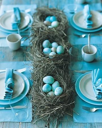 زفاف - روبين البيض اللون الأزرق لوحة عرس