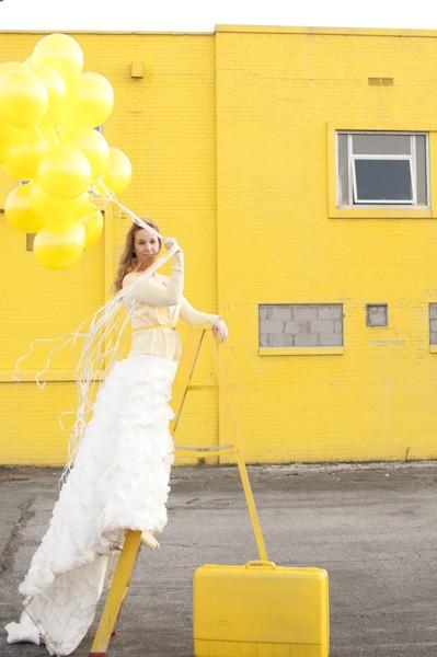 Свадьба - Подсолнечное желтого цвета палитры Свадебные