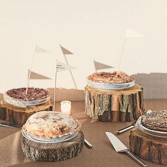 Rustic Wedding Decorations on Pies Von First Slice Pie Cafe  Photo By Chennergy  Rustikalen