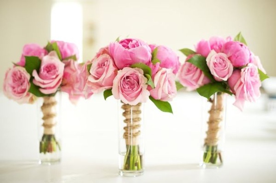 Mariage - Décor de table de mariage - Décoration florale