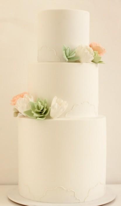 Wedding - Fondant Wedding Cakes Design 