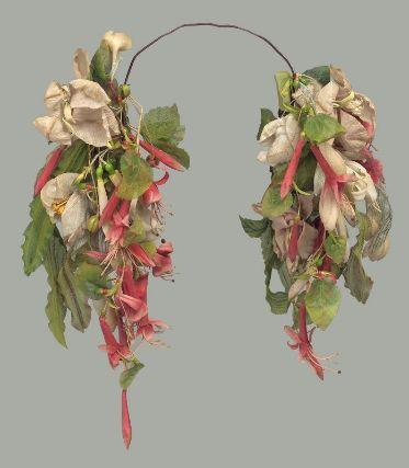 Hochzeit - Weddbook - Bridal Blumen Kopfschmuck 19. Jahrhundert