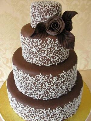 Wedding - Fondant Wedding Cakes ♥ Wedding Cake Design 
