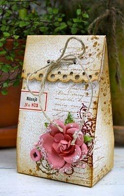 Свадьба - DIY Vintage Свадебные сувениры ♥ Handmade Vintage Подарочная сумка