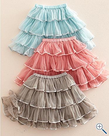 Wedding - Layered Tulle Flower Girl Skirts 