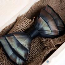wedding photo - Unique Groom Bow Tie ♥ Special Design Bowtie 