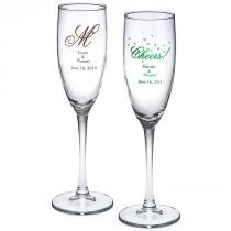 wedding photo - Personalized Champagne Flute