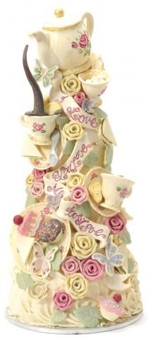wedding photo - Choccywoccydoodah Special Cake Design ♥ Tea Party & Bridal Shower Cake Ideas