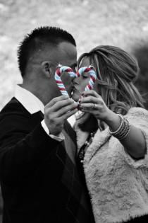 wedding photo - Photographie de mariage d'hiver de Noël ♥ Image de l'Amour