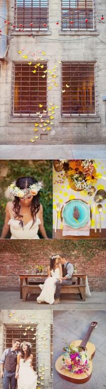 wedding photo - Hippie Bohemian Wedding Theme ♥ Hippie Wedding Inspiration 