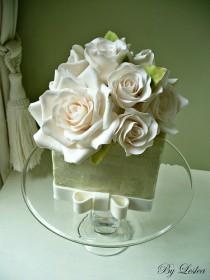 wedding photo - Roses blanches