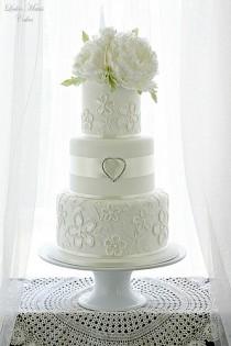 wedding photo - Pivoines blanches et roses