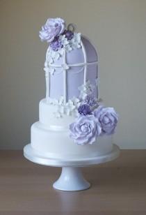 wedding photo - Свадебный торт Birdcage