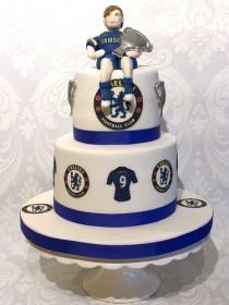 wedding photo - Chelsea Football gâteau
