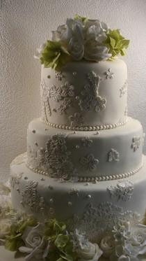 wedding photo - Lace Cake