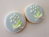 wedding photo - Lily Of The Valley Cookie