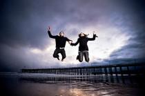 wedding photo - Белый Человек (и женщина) умеют прыгать