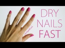wedding photo - 5 Ways To Dry Your Nails Fast!