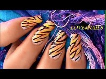 wedding photo - How To Tiger Nails ~ Tutorial