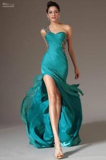 New Chiffon One-Shoulder Quinceanera Evening Party Prom Gowns Celebrity Dresses wedding photo - New Chiffon One-Shoulder Quinceanera Evening Party Prom Gowns Celebrity Dresses