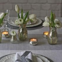 wedding photo - Silver Wedding Table Runner For Wedding Tables 