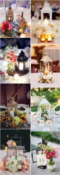 wedding photo - 48 Amazing Lantern Wedding Centerpiece Ideas